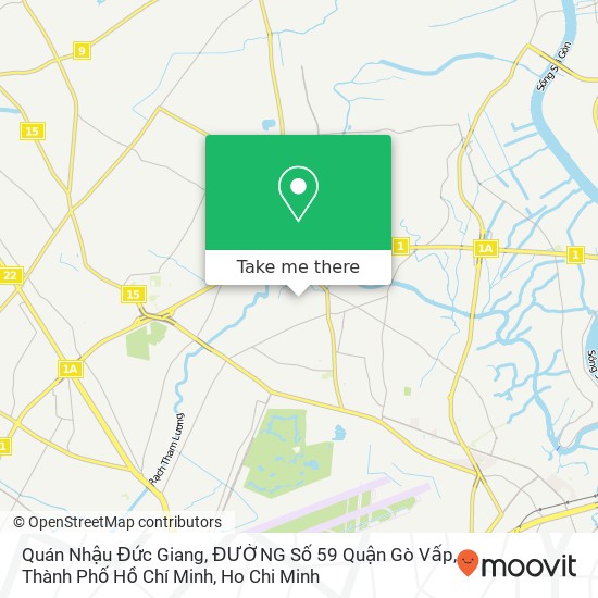 Quán Nhậu Đức Giang, ĐƯỜNG Số 59 Quận Gò Vấp, Thành Phố Hồ Chí Minh map