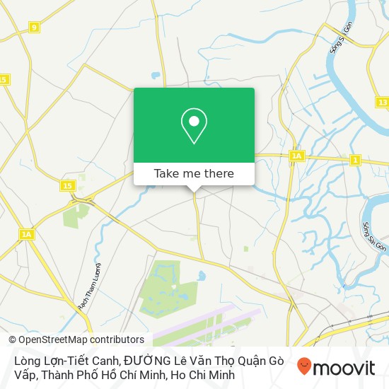 Lòng Lợn-Tiết Canh, ĐƯỜNG Lê Văn Thọ Quận Gò Vấp, Thành Phố Hồ Chí Minh map