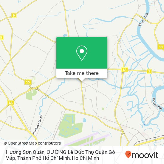 Hương Sơn Quán, ĐƯỜNG Lê Đức Thọ Quận Gò Vấp, Thành Phố Hồ Chí Minh map
