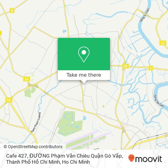 Cafe 427, ĐƯỜNG Phạm Văn Chiêu Quận Gò Vấp, Thành Phố Hồ Chí Minh map