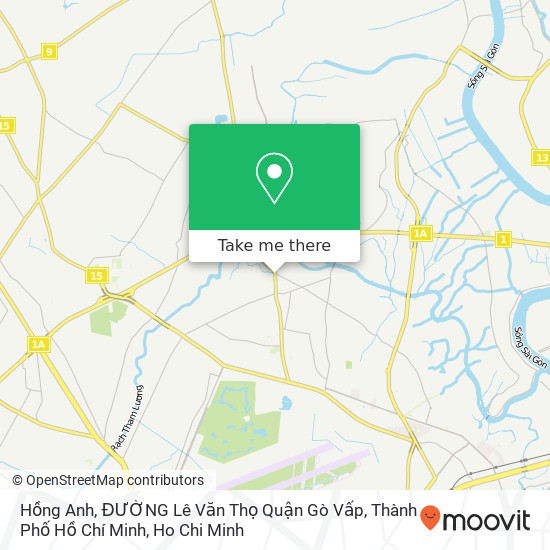 Hồng Anh, ĐƯỜNG Lê Văn Thọ Quận Gò Vấp, Thành Phố Hồ Chí Minh map