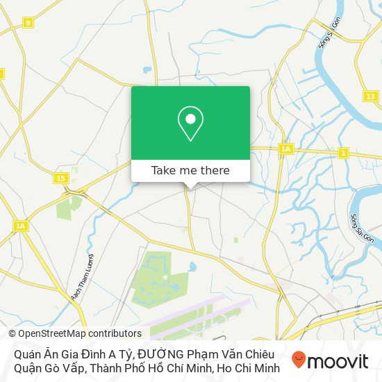 Quán Ăn Gia Đình A Tỷ, ĐƯỜNG Phạm Văn Chiêu Quận Gò Vấp, Thành Phố Hồ Chí Minh map