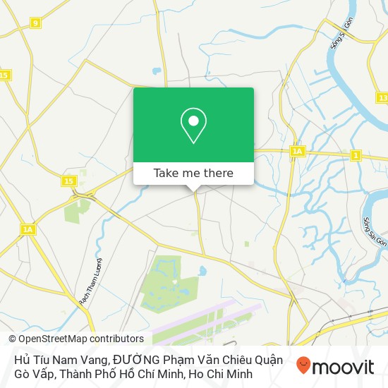 Hủ Tíu Nam Vang, ĐƯỜNG Phạm Văn Chiêu Quận Gò Vấp, Thành Phố Hồ Chí Minh map