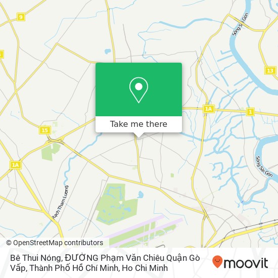 Bê Thui Nóng, ĐƯỜNG Phạm Văn Chiêu Quận Gò Vấp, Thành Phố Hồ Chí Minh map