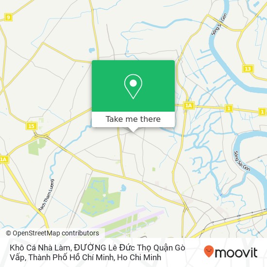Khô Cá Nhà Làm, ĐƯỜNG Lê Đức Thọ Quận Gò Vấp, Thành Phố Hồ Chí Minh map