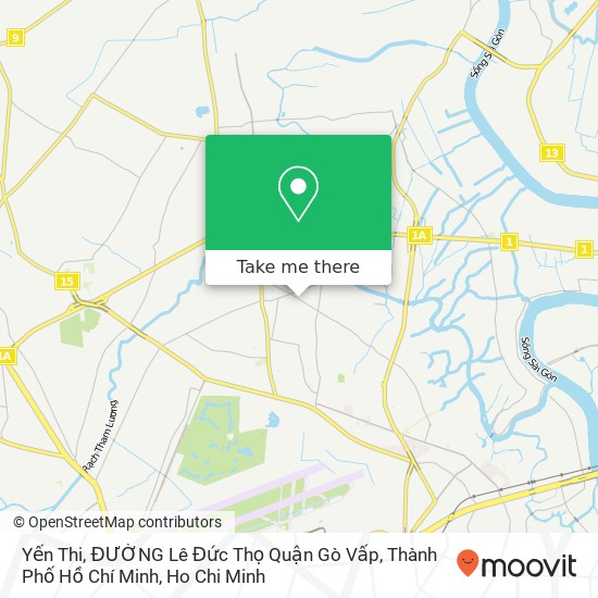 Yến Thi, ĐƯỜNG Lê Đức Thọ Quận Gò Vấp, Thành Phố Hồ Chí Minh map