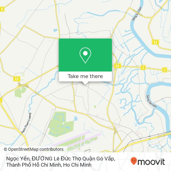Ngọc Yến, ĐƯỜNG Lê Đức Thọ Quận Gò Vấp, Thành Phố Hồ Chí Minh map