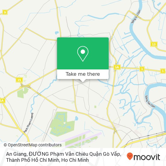 An Giang, ĐƯỜNG Phạm Văn Chiêu Quận Gò Vấp, Thành Phố Hồ Chí Minh map