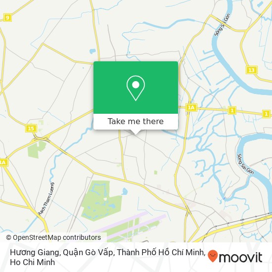 Hương Giang, Quận Gò Vấp, Thành Phố Hồ Chí Minh map