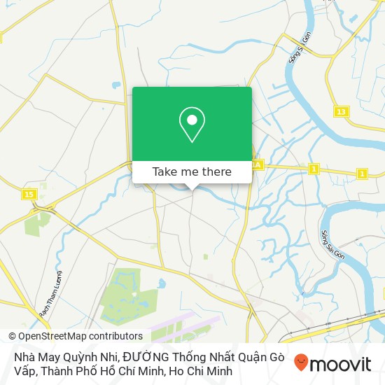 Nhà May Quỳnh Nhi, ĐƯỜNG Thống Nhất Quận Gò Vấp, Thành Phố Hồ Chí Minh map