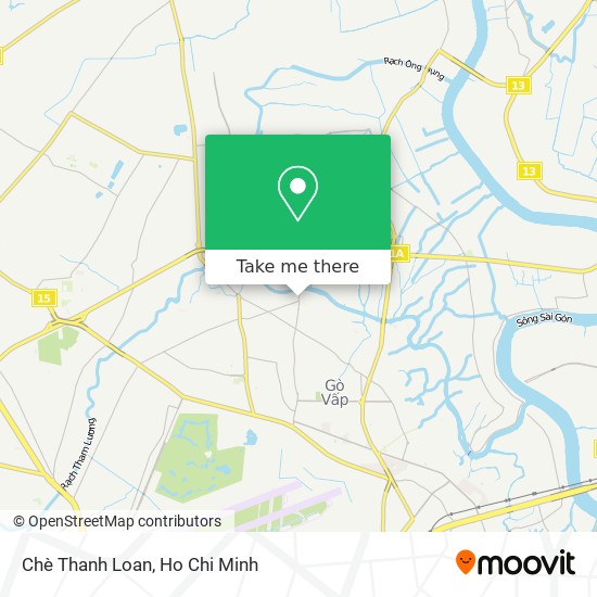 Chè Thanh Loan map