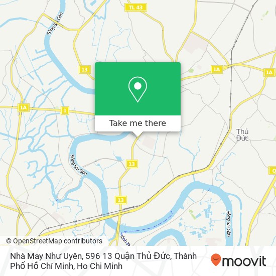 Nhà May Như Uyên, 596 13 Quận Thủ Đức, Thành Phố Hồ Chí Minh map