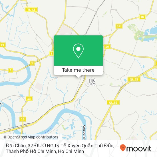 Đại Châu, 37 ĐƯỜNG Lý Tế Xuyên Quận Thủ Đức, Thành Phố Hồ Chí Minh map