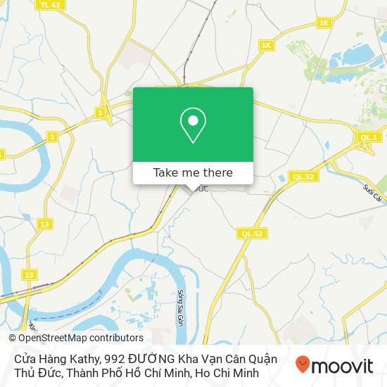 Cửa Hàng Kathy, 992 ĐƯỜNG Kha Vạn Cân Quận Thủ Đức, Thành Phố Hồ Chí Minh map