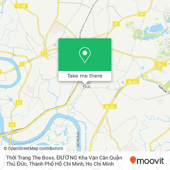 Thời Trang The Boss, ĐƯỜNG Kha Vạn Cân Quận Thủ Đức, Thành Phố Hồ Chí Minh map