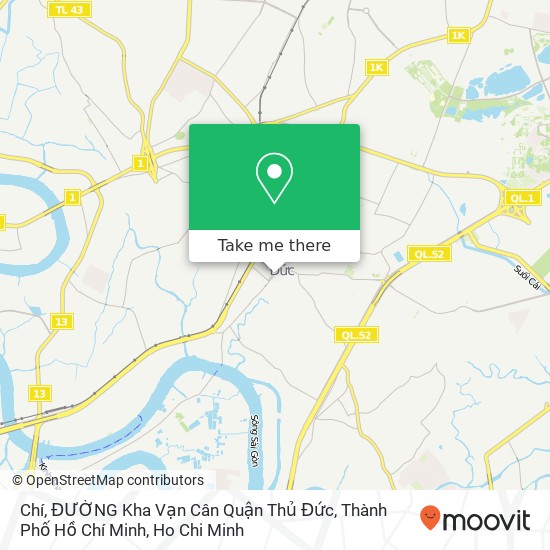 Chí, ĐƯỜNG Kha Vạn Cân Quận Thủ Đức, Thành Phố Hồ Chí Minh map