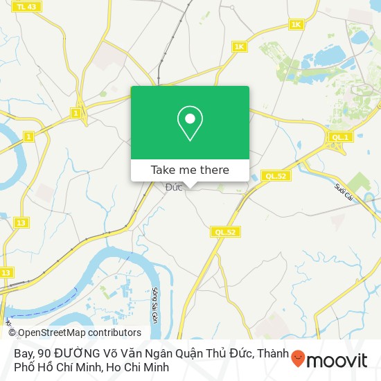 Bay, 90 ĐƯỜNG Võ Văn Ngân Quận Thủ Đức, Thành Phố Hồ Chí Minh map