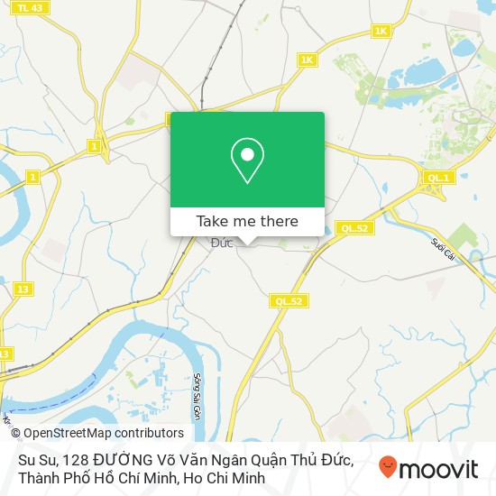 Su Su, 128 ĐƯỜNG Võ Văn Ngân Quận Thủ Đức, Thành Phố Hồ Chí Minh map