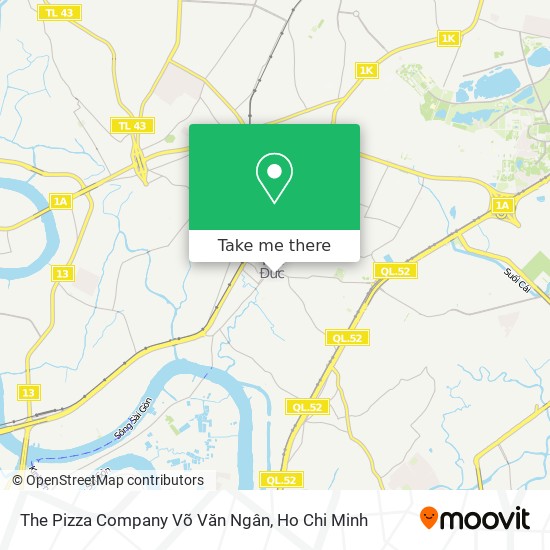 The Pizza Company Võ Văn Ngân map