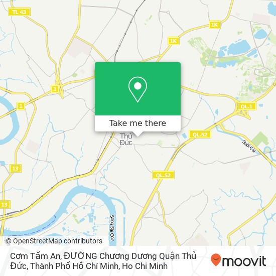 Cơm Tấm An, ĐƯỜNG Chương Dương Quận Thủ Đức, Thành Phố Hồ Chí Minh map