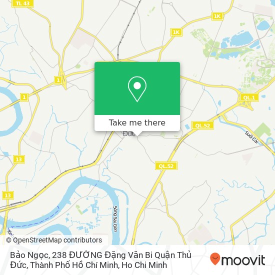 Bảo Ngọc, 238 ĐƯỜNG Đặng Văn Bi Quận Thủ Đức, Thành Phố Hồ Chí Minh map