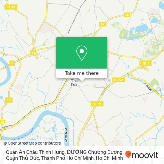 Quán Ăn Châu Thịnh Hưng, ĐƯỜNG Chương Dương Quận Thủ Đức, Thành Phố Hồ Chí Minh map