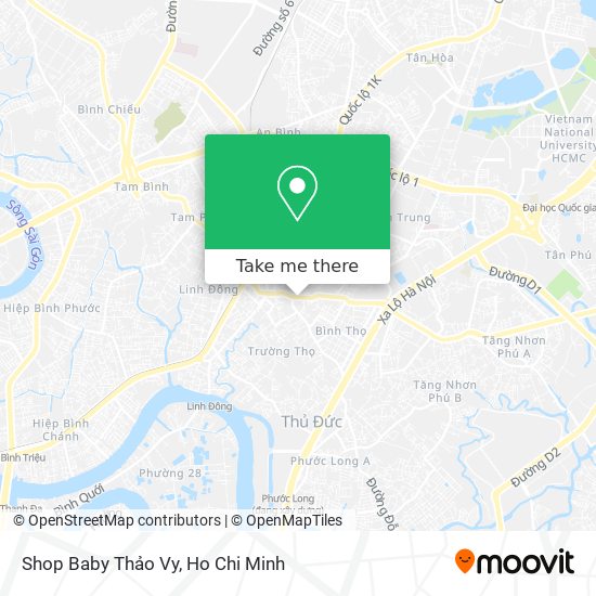 Shop Baby Thảo Vy map