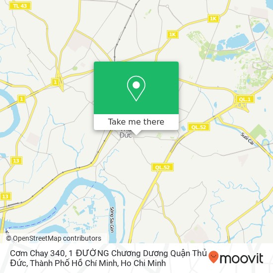 Cơm Chay 340, 1 ĐƯỜNG Chương Dương Quận Thủ Đức, Thành Phố Hồ Chí Minh map
