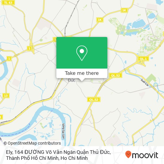 Ely, 164 ĐƯỜNG Võ Văn Ngân Quận Thủ Đức, Thành Phố Hồ Chí Minh map