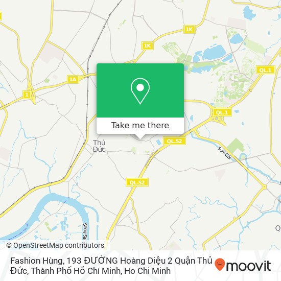 Fashion Hùng, 193 ĐƯỜNG Hoàng Diệu 2 Quận Thủ Đức, Thành Phố Hồ Chí Minh map