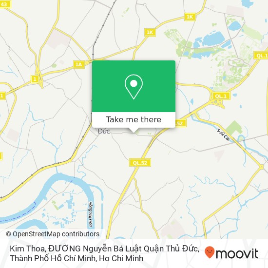 Kim Thoa, ĐƯỜNG Nguyễn Bá Luật Quận Thủ Đức, Thành Phố Hồ Chí Minh map