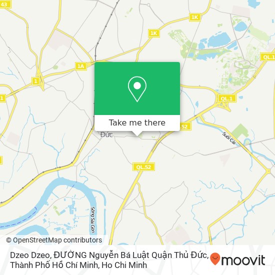 Dzeo Dzeo, ĐƯỜNG Nguyễn Bá Luật Quận Thủ Đức, Thành Phố Hồ Chí Minh map