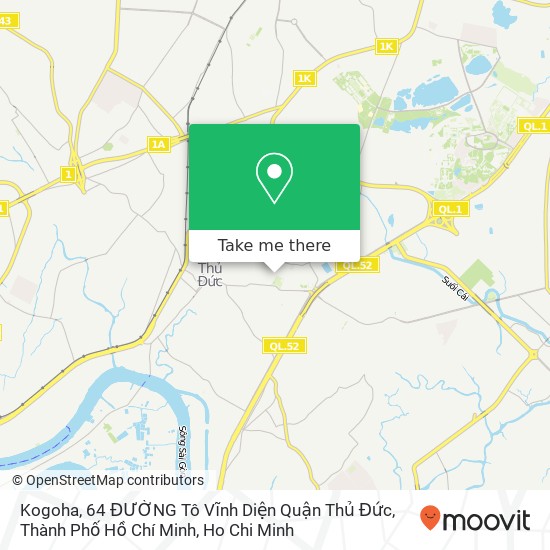 Kogoha, 64 ĐƯỜNG Tô Vĩnh Diện Quận Thủ Đức, Thành Phố Hồ Chí Minh map