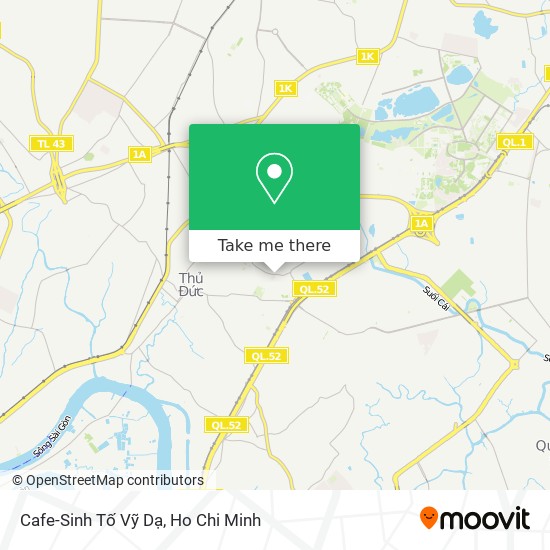 Cafe-Sinh Tố Vỹ Dạ map