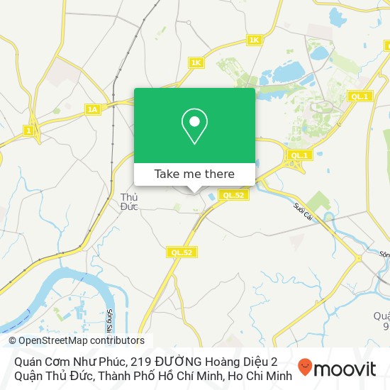 Quán Cơm Như Phúc, 219 ĐƯỜNG Hoàng Diệu 2 Quận Thủ Đức, Thành Phố Hồ Chí Minh map