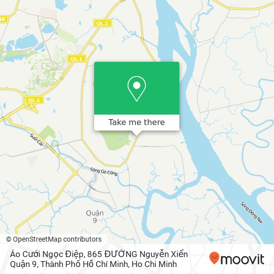 Áo Cưới Ngọc Điệp, 865 ĐƯỜNG Nguyễn Xiển Quận 9, Thành Phố Hồ Chí Minh map