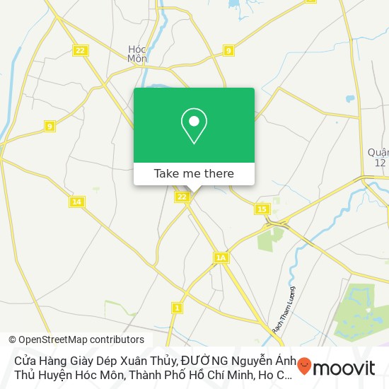 Cửa Hàng Giày Dép Xuân Thủy, ĐƯỜNG Nguyễn Ảnh Thủ Huyện Hóc Môn, Thành Phố Hồ Chí Minh map