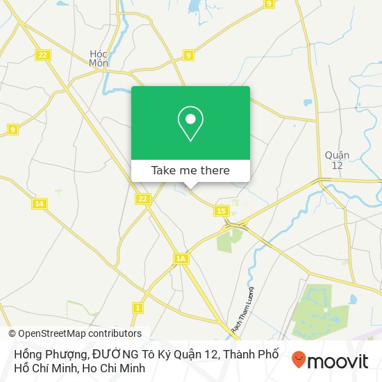 Hồng Phượng, ĐƯỜNG Tô Ký Quận 12, Thành Phố Hồ Chí Minh map