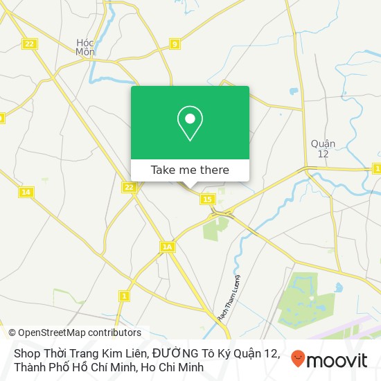 Shop Thời Trang Kim Liên, ĐƯỜNG Tô Ký Quận 12, Thành Phố Hồ Chí Minh map