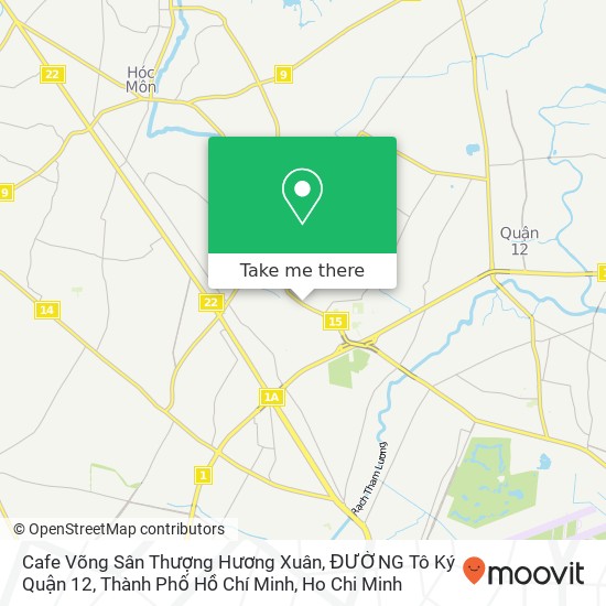 Cafe Võng Sân Thượng Hương Xuân, ĐƯỜNG Tô Ký Quận 12, Thành Phố Hồ Chí Minh map