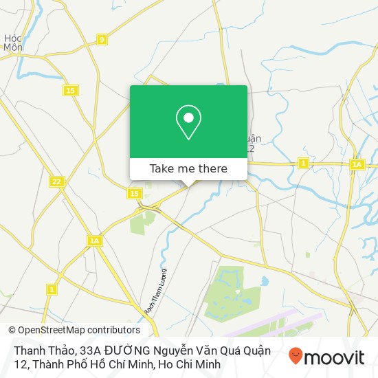 Thanh Thảo, 33A ĐƯỜNG Nguyễn Văn Quá Quận 12, Thành Phố Hồ Chí Minh map