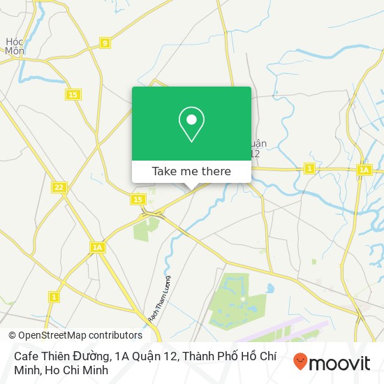 Cafe Thiên Đường, 1A Quận 12, Thành Phố Hồ Chí Minh map