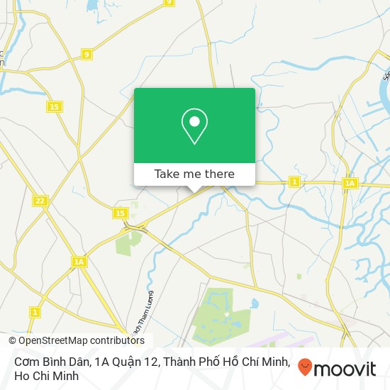 Cơm Bình Dân, 1A Quận 12, Thành Phố Hồ Chí Minh map