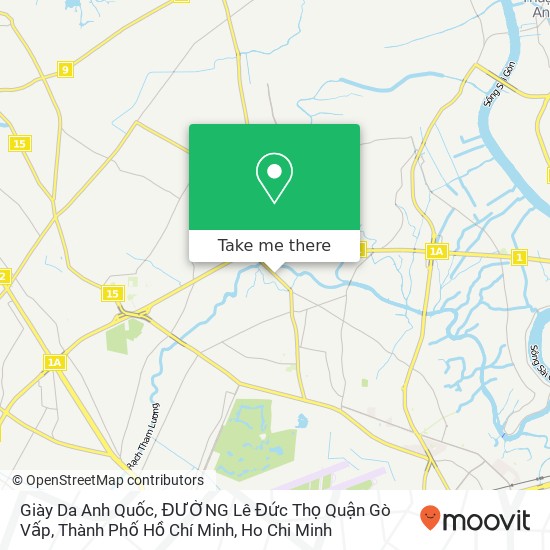 Giày Da Anh Quốc, ĐƯỜNG Lê Đức Thọ Quận Gò Vấp, Thành Phố Hồ Chí Minh map
