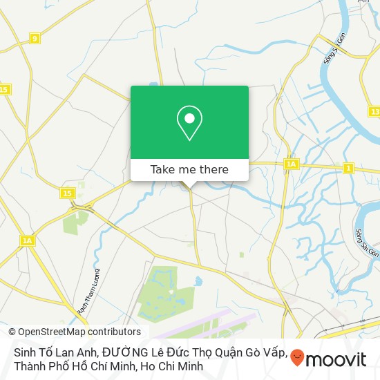 Sinh Tố Lan Anh, ĐƯỜNG Lê Đức Thọ Quận Gò Vấp, Thành Phố Hồ Chí Minh map