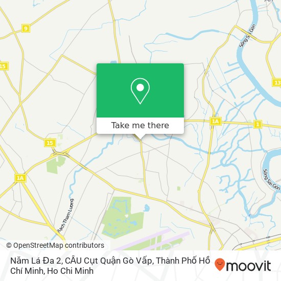 Năm Lá Đa 2, CẦU Cụt Quận Gò Vấp, Thành Phố Hồ Chí Minh map