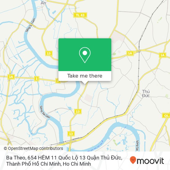 Ba Theo, 654 HẺM 11 Quốc Lộ 13 Quận Thủ Đức, Thành Phố Hồ Chí Minh map