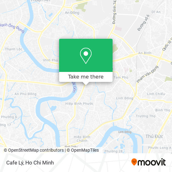Cafe Lý map