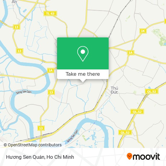 Hương Sen Quán map