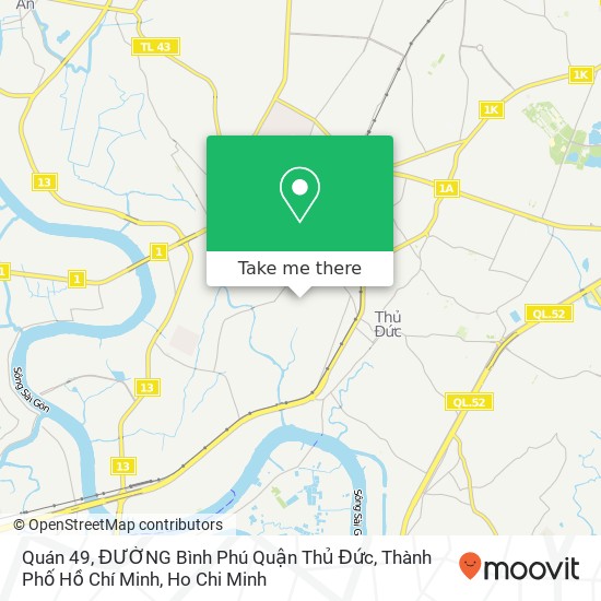 Quán 49, ĐƯỜNG Bình Phú Quận Thủ Đức, Thành Phố Hồ Chí Minh map